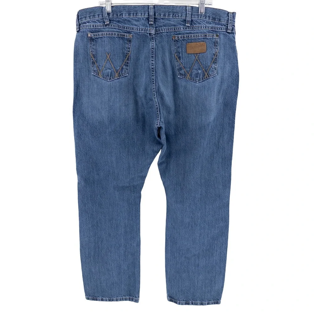 Wrangler‎ Mens 40x32 Retro Relaxed Bootcut Jeans Blue Denim Cowboy Rodeo Western